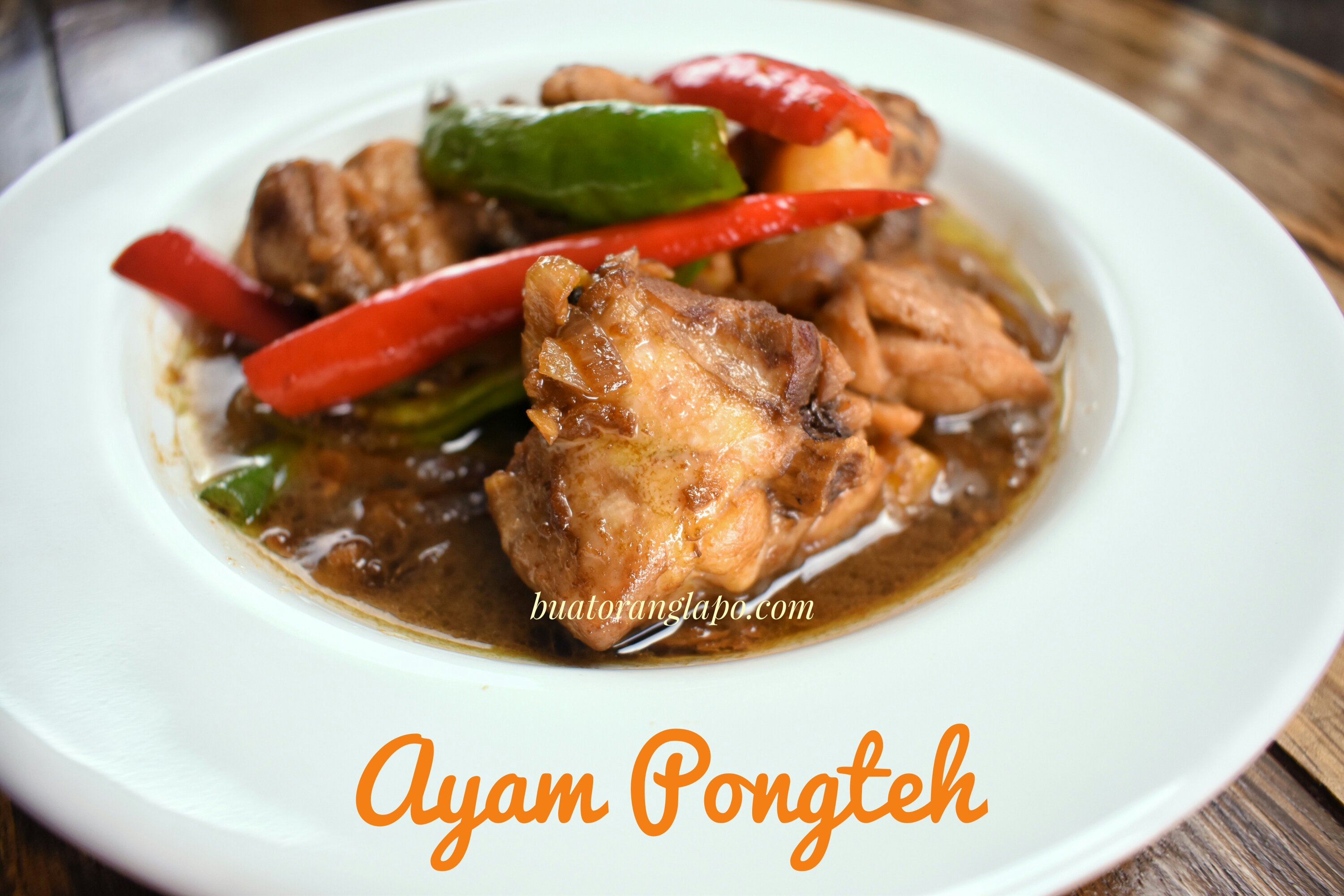 Ayam Pongteh Masakan Baba Nyonya Buat Orang Lapo