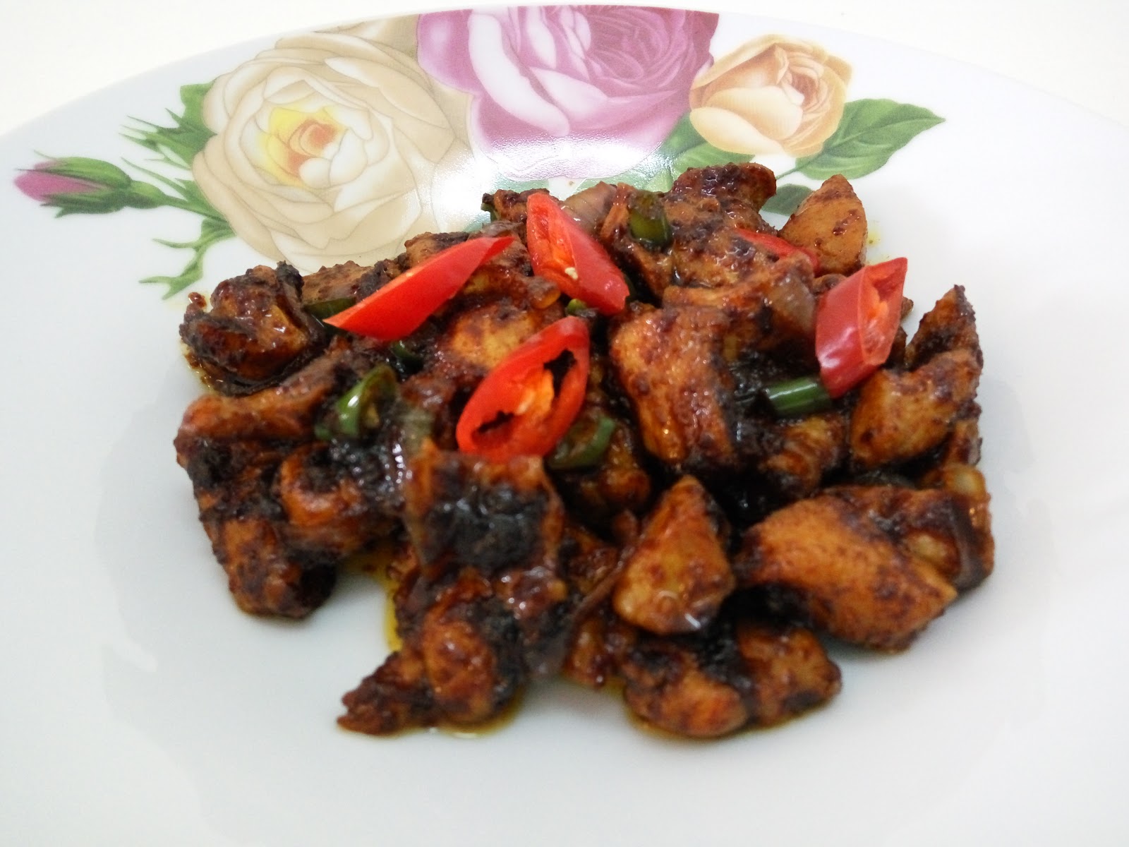 Ayam Masak Kicap Kering Buat Orang Lapo