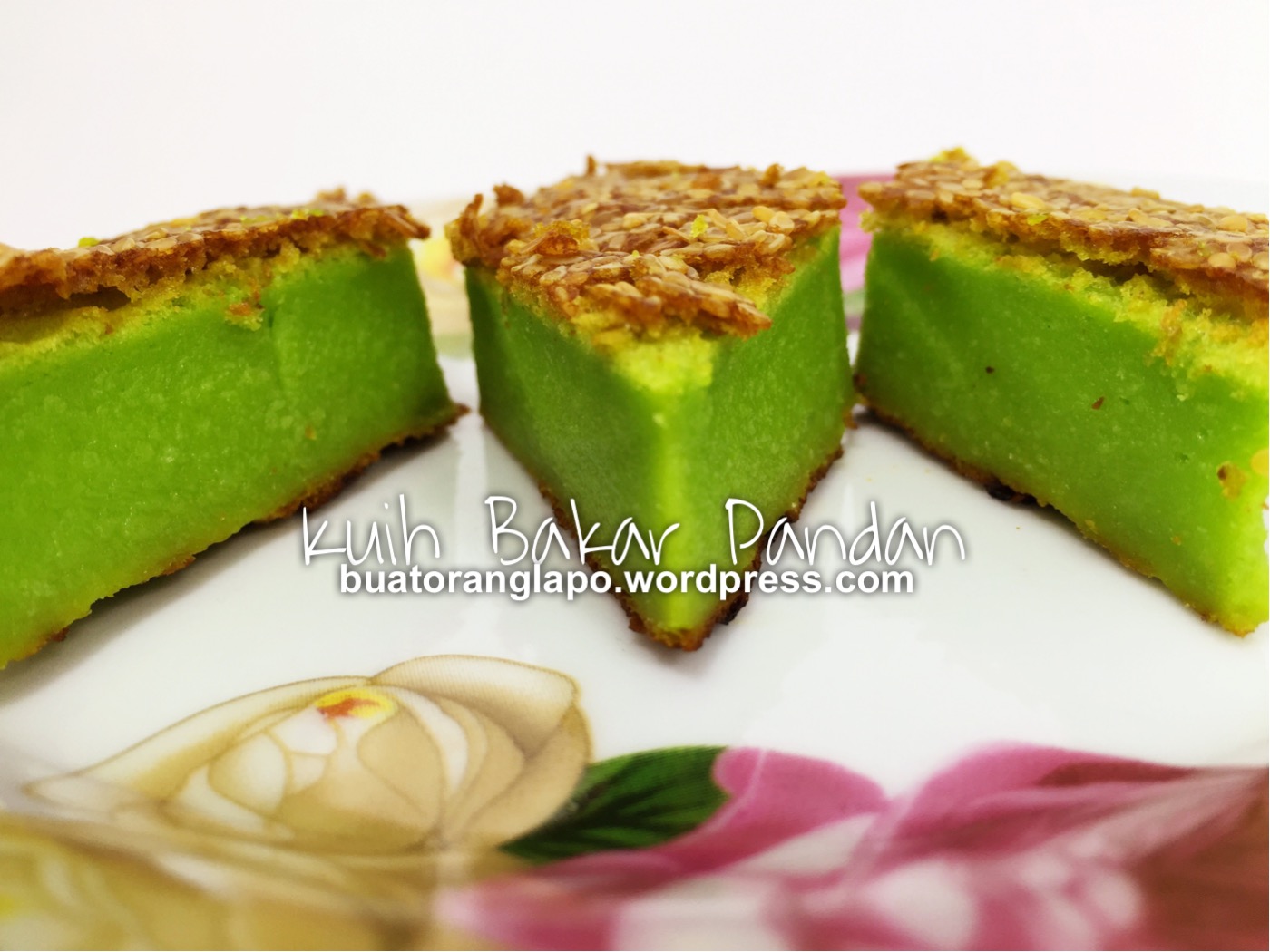 Kuih Bakar Pandan Buat Orang Lapo