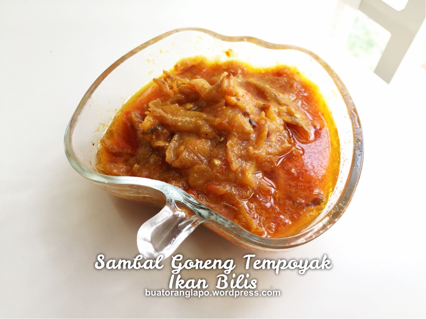 Sambal tempoyak ikan bilis