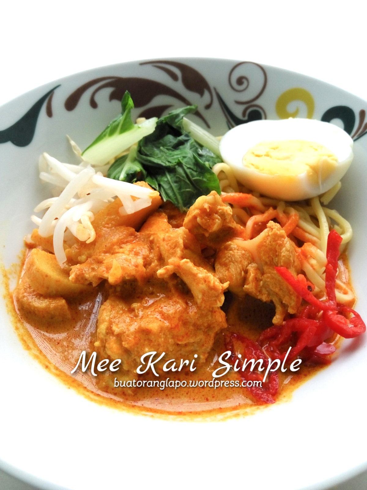 Mee Kari Simple Yang Sedap Dan Mudah Buat Orang Lapo