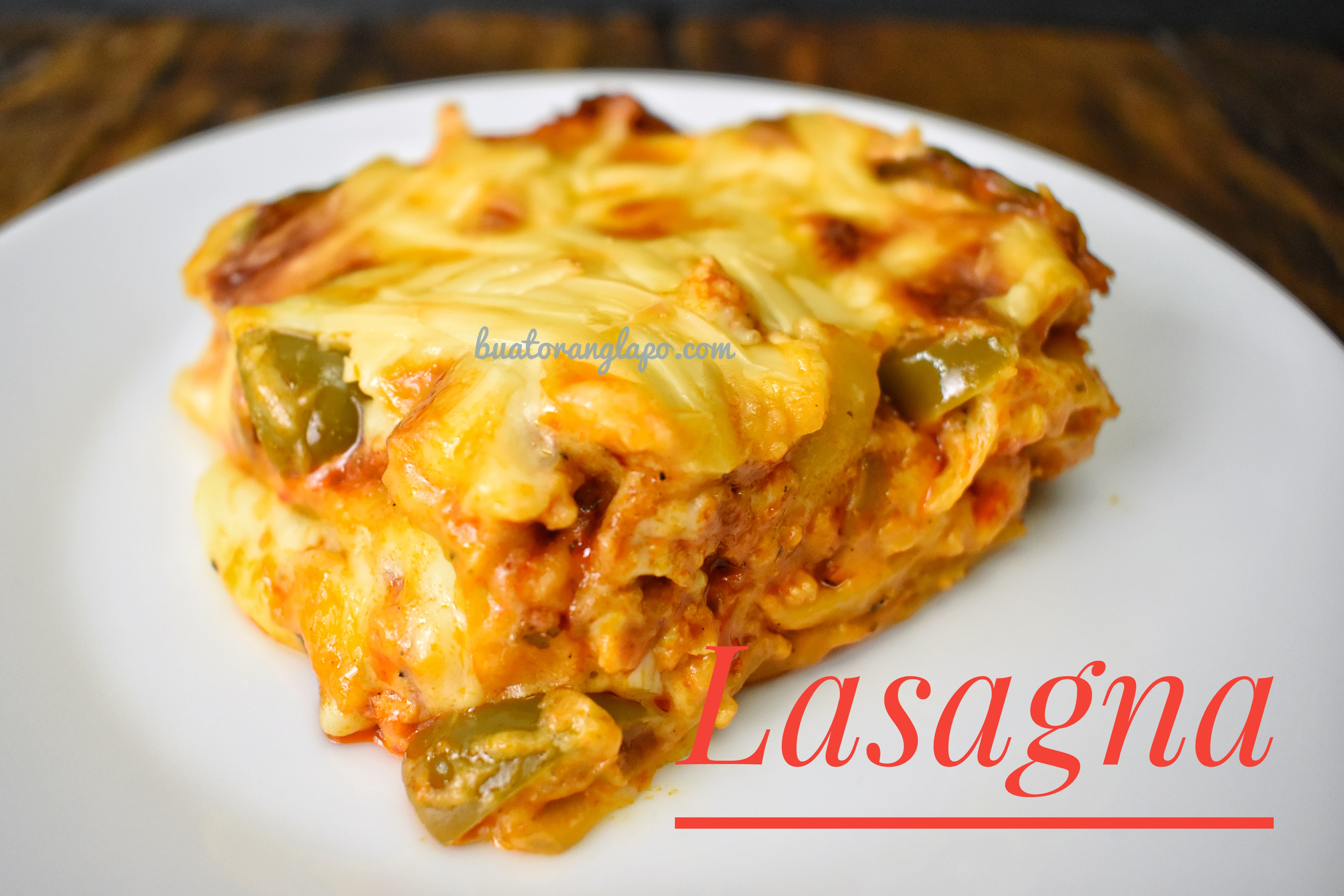Resepi Lasagna Cheese - Surasmi O