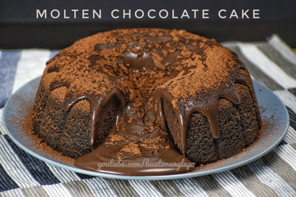 Molten Chocolate Cake (a.k.a Kek Coklat Lava Viral) - Buat 