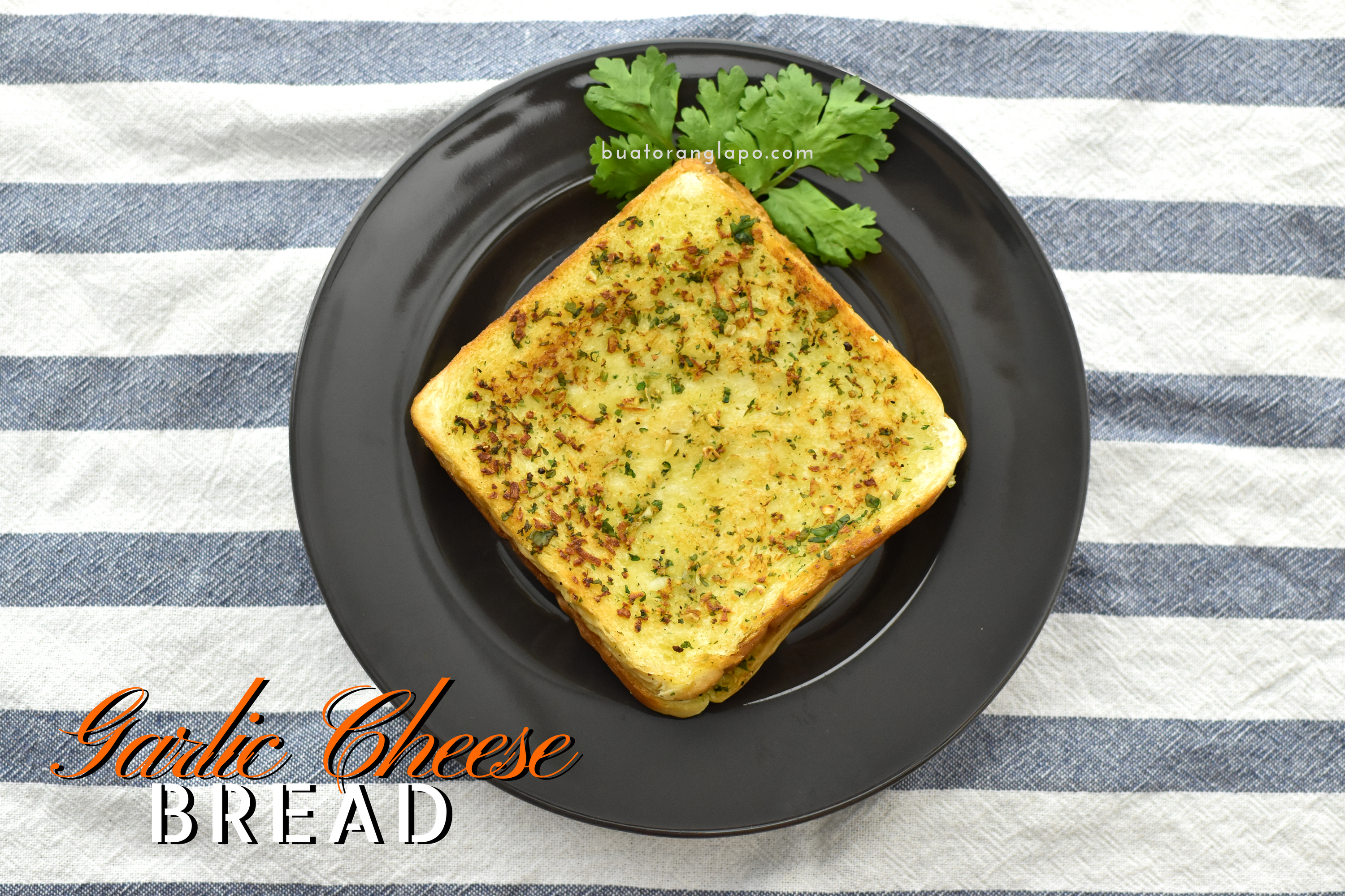 Garlic Butter Bread Cheese | Roti Bawang Putih Keju - Buat Orang Lapo