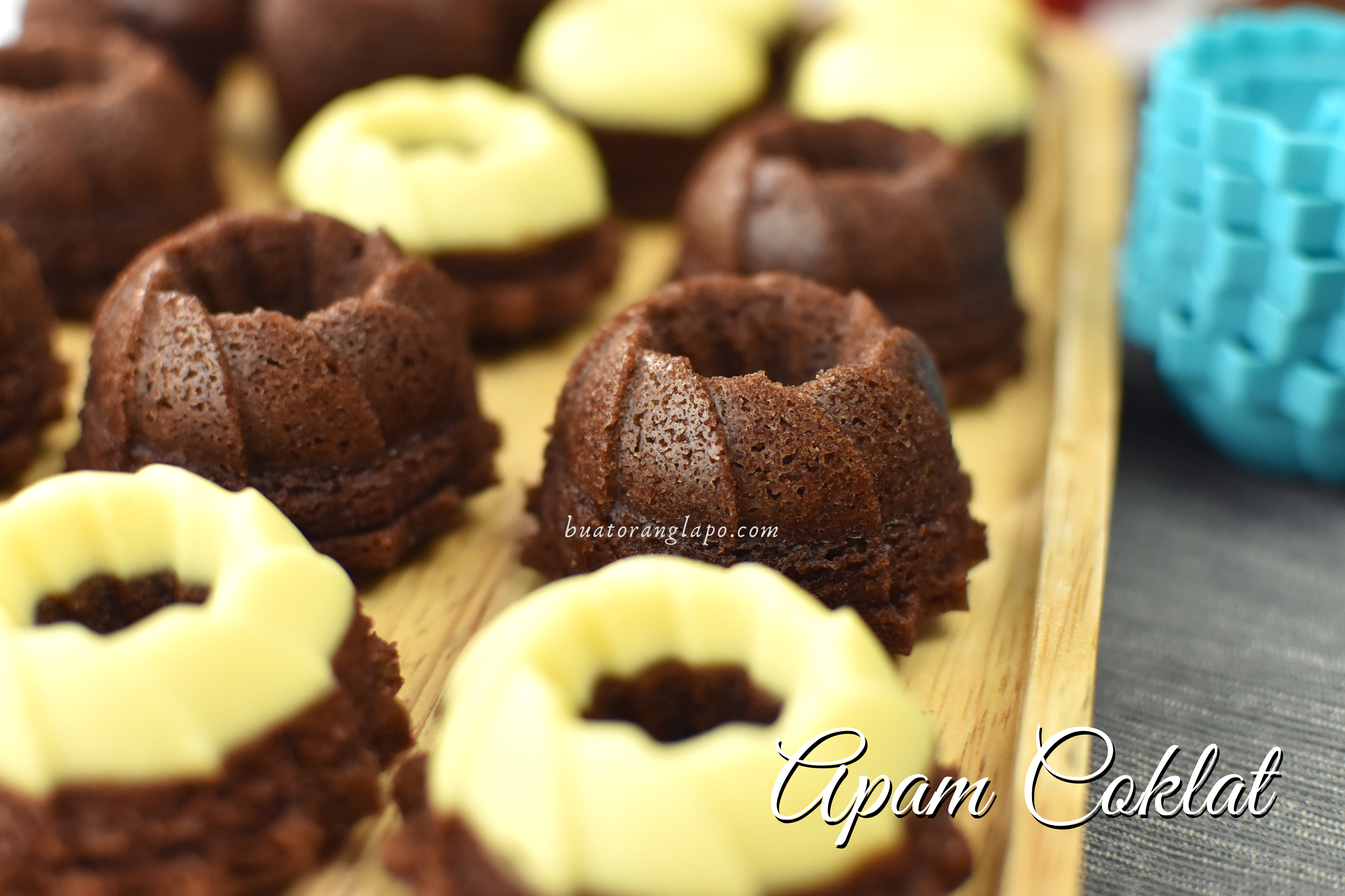 Apam Coklat Kukus Mudah Tanpa Mixer - Buat Orang Lapo