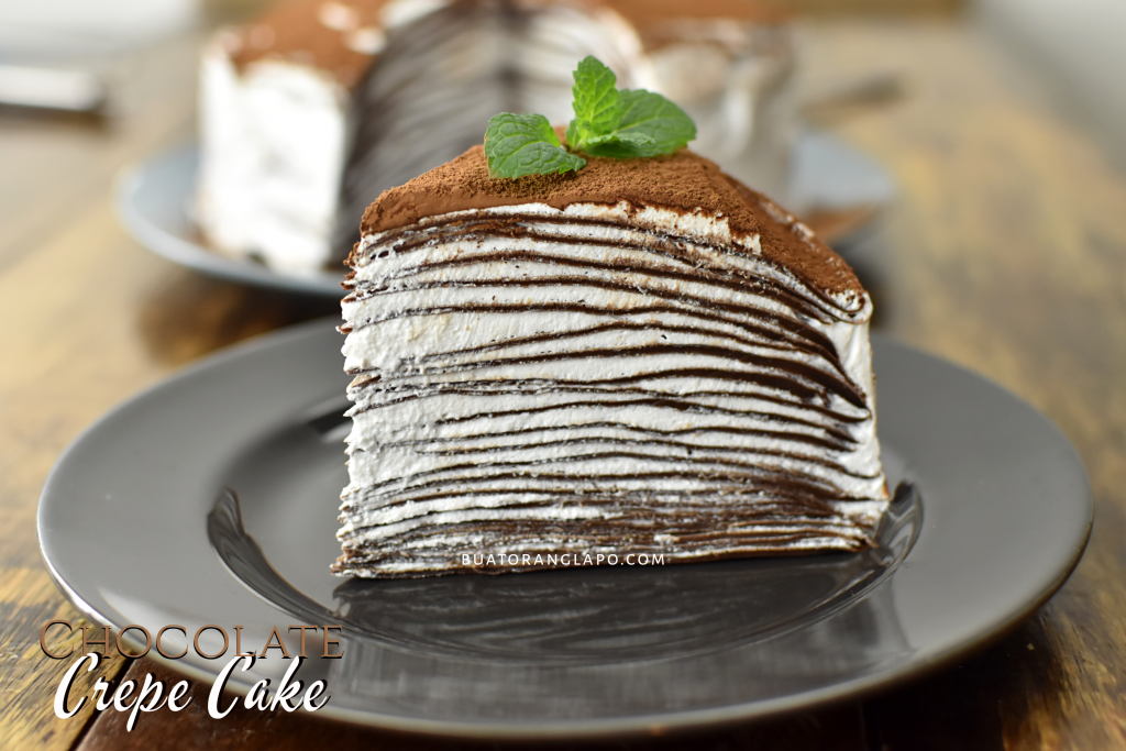 Chocolate Crepe Cake Yang Sedap - Buat Orang Lapo