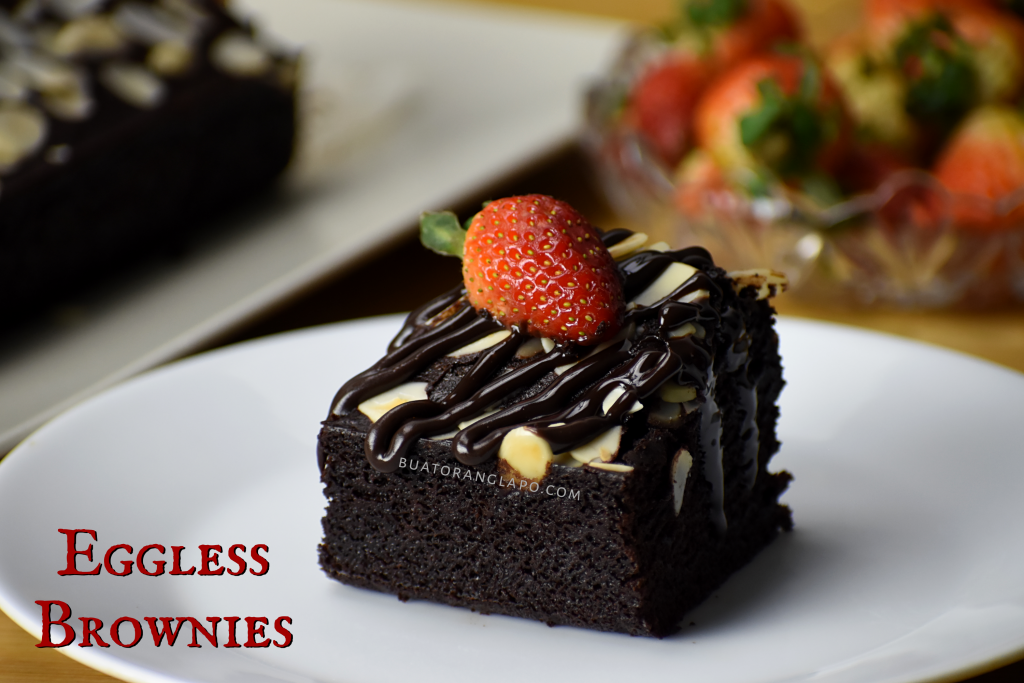 Brownies Tanpa Telur (Eggless Brownies) - Buat Orang Lapo