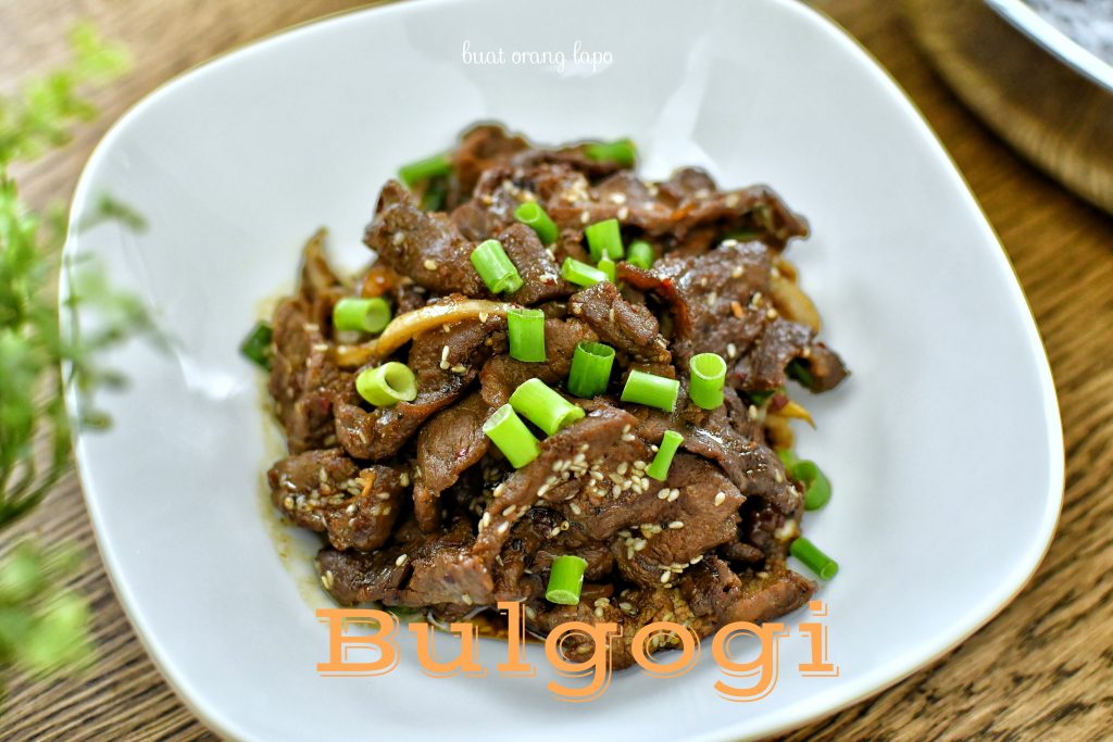 Bulgogi (Resepi Daging Korea BBQ) - Buat Orang Lapo