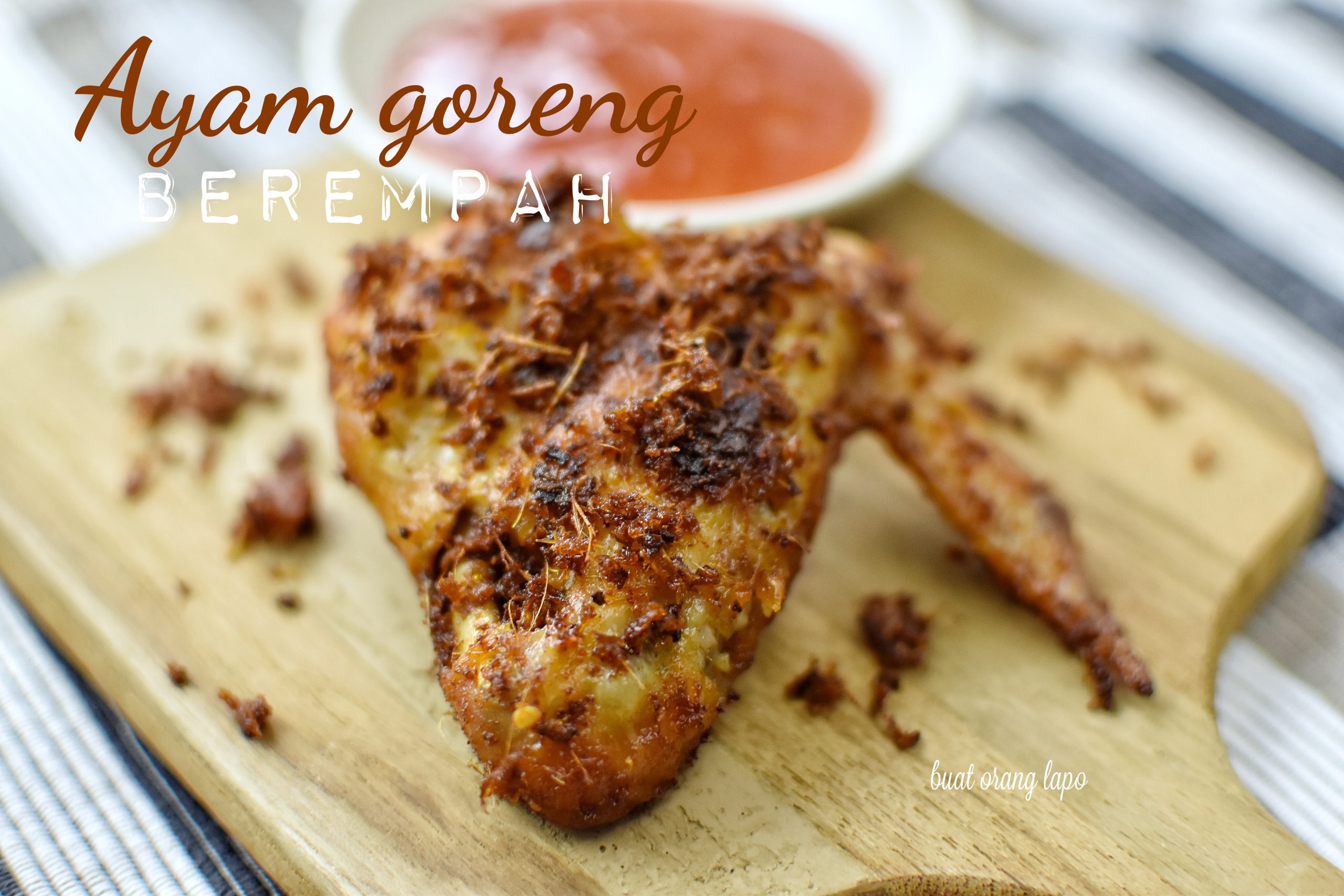 Ayam Goreng Berempah Mudah Dan Pasti Sedap - Buat Orang Lapo