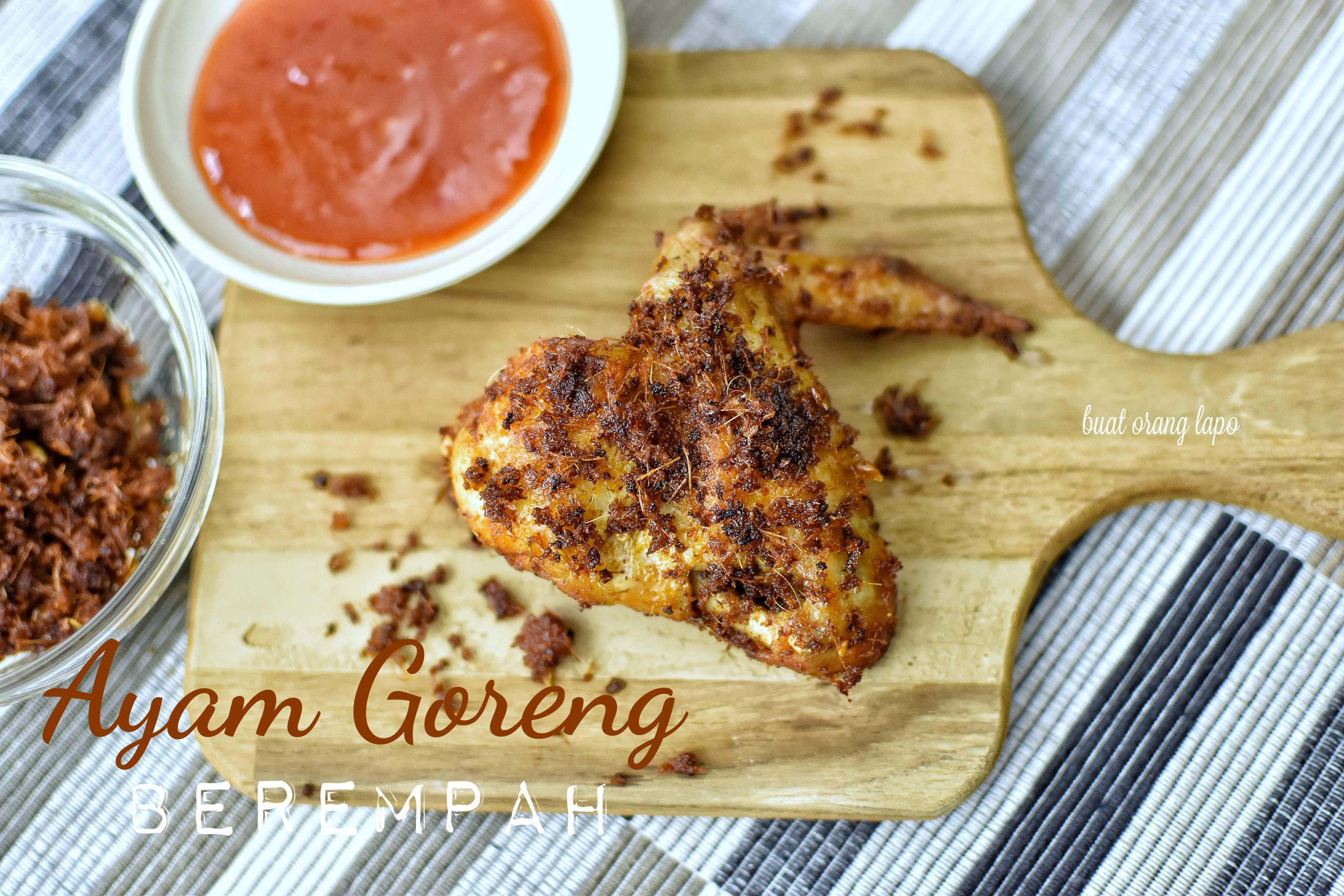 Ayam Goreng Berempah Mudah Dan Pasti Sedap - Buat Orang Lapo