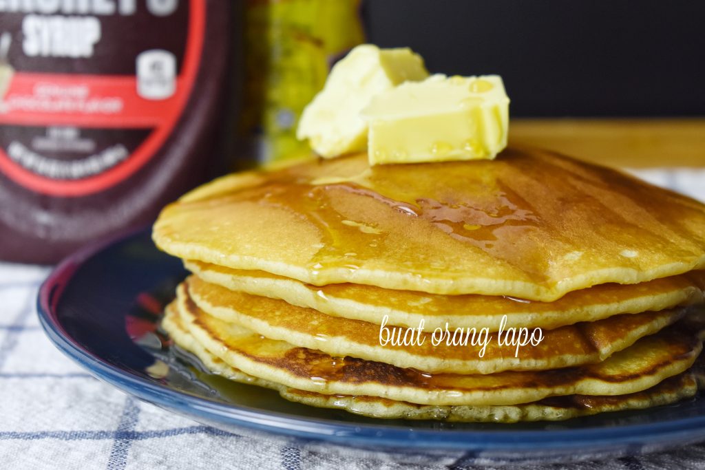 Pancake Mudah dan Gebu Untuk Sarapan - Buat Orang Lapo